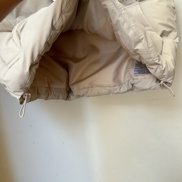 NWT Zara Faux leather Quilted Puffer Vest - Picture 8 of 9